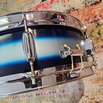 Rogers 14x5" Luxor Blue/Silver Duco Snare - Cleveland Tag image 9