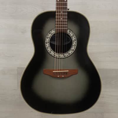 Used Celebrity CC11 Laminate Top Acoustic Guitar Silver Burst image 1