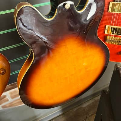Epiphone Sheraton II Vintage Sunburst 2004 Semi-Hollow Electric Guitar image 10