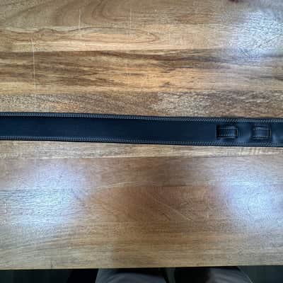 Franklin 2.5” Reversible Glove Leather Guitar Strap 2020’s - Black / Brown image 4