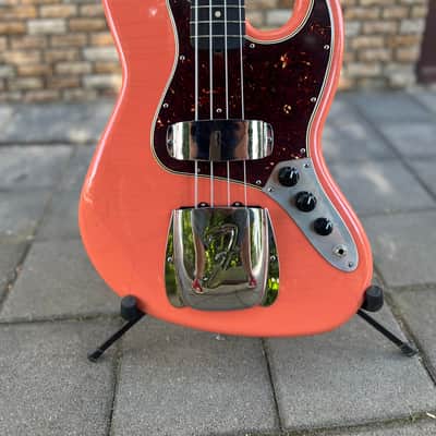 Hollowtone Coral Pink Jazz Bass image 10