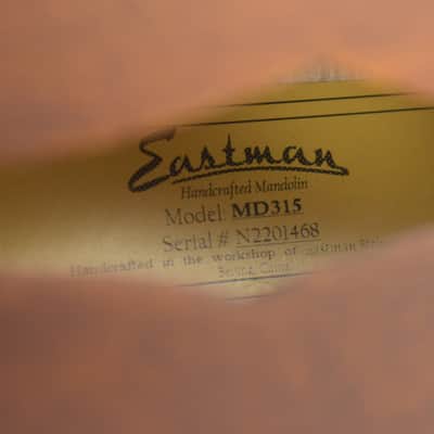 Eastman MD315 F-Style F-Hole Mandolin Classic Satin Finish image 10