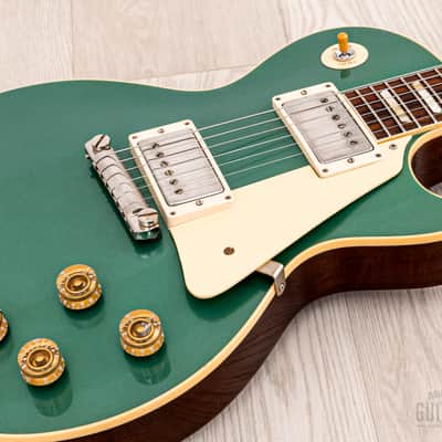 2020 Gibson Custom Shop Historic 1954 Les Paul R4 Inverness Green Dark Back w/ CustomBucker PAFs, Case, COA, Tags image 6