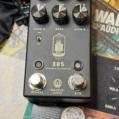 Walrus Audio 385 Overdrive MKII 2023 - Present - Black image 1