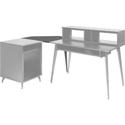 Gator Elite Furniture Series Corner Desk Section in Black Finish image 2