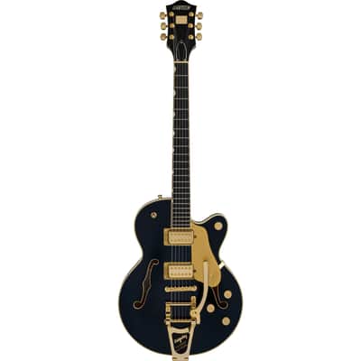Gretsch Broadkaster Jr. LX Center Block with String-Thru Bigsby Midnight Sapphire - Semi Acoustic Guitar image 1