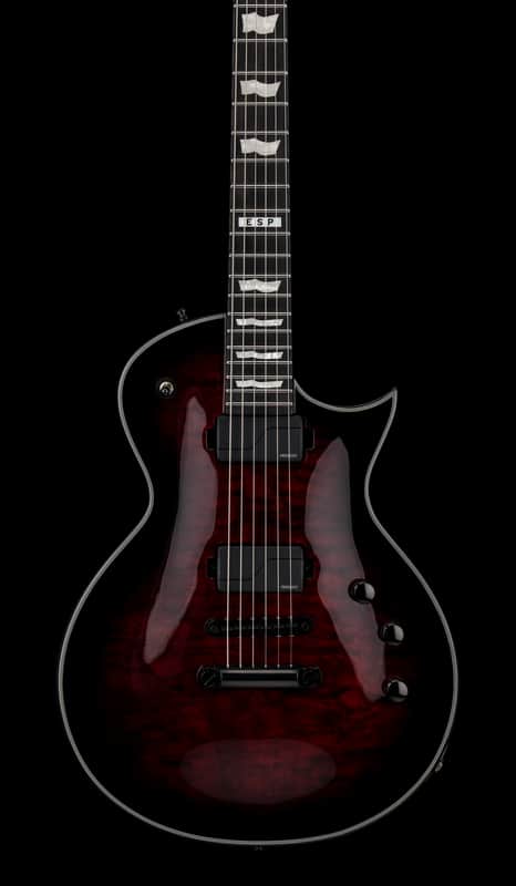 ESP E-II Eclipse - See Thru Black Cherry Sunburst #ES0664243 (Factory Demonstration Model) image 1
