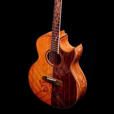 Blueberry Handmade Acoustic Guitar Grand Concert image 4