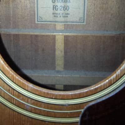 Yamaha FG-260 12-String Jumbo Dreadnought 1974 - 1977 - Natural image 3