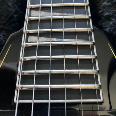 Jackson MJ Series Rhoads RR24MG 2023 Black with Yellow Pinstripes image 12