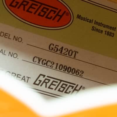 Gretsch G5420T Electromatic Classic Hollowbody Single-cut Electric Guitar with Bigsby - Orange Stain image 12