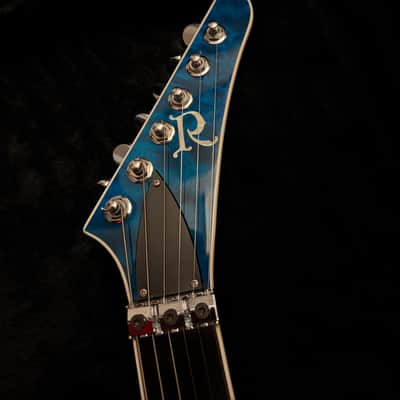 B.C. Rich Custom Shop ASM1 Archtop 2003 - Trans Blue Gloss image 5