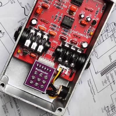 Moresound FLUX overdrive Pedal Based on Mesa Boogie Flux Drive Tone, price include the import duty for US buyer image 2