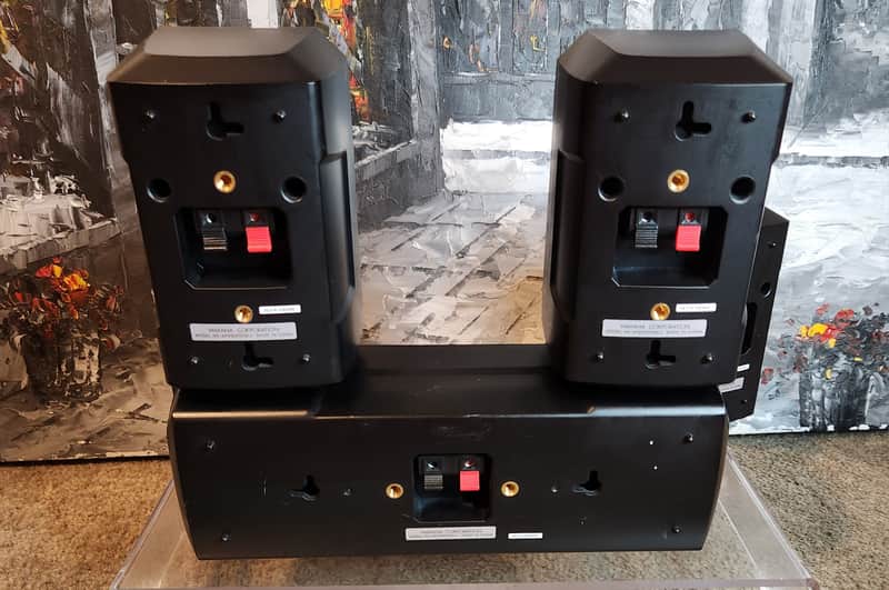 Yamaha Set off 5 Yamaha NS-AP2600S(BL) 90s - Black | Reverb