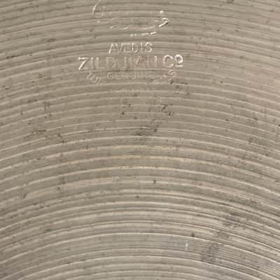 VINTAGE ZILDJIAN 15” HI-HATS - 1946-53 Transition Stamp - AMAZING SOUND - GREAT CONDITION! VIDEO! image 7