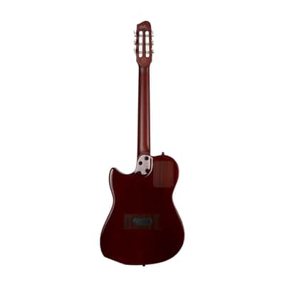 Godin Multiac Nylon String - Two-Chambered Mahogany Body with Gig Bag (Natural) image 3