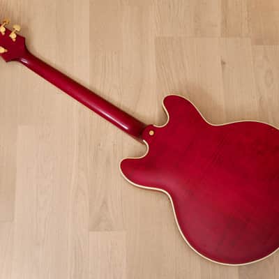 1993 Epiphone Sheraton Vintage Guitar Cherry, 100% Original w/ Case, Japan Terada image 15