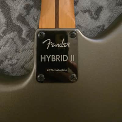 Fender MIJ Hybrid II Jazzmaster 2026 Collection 2026 - Matte Champagne Metallic image 5