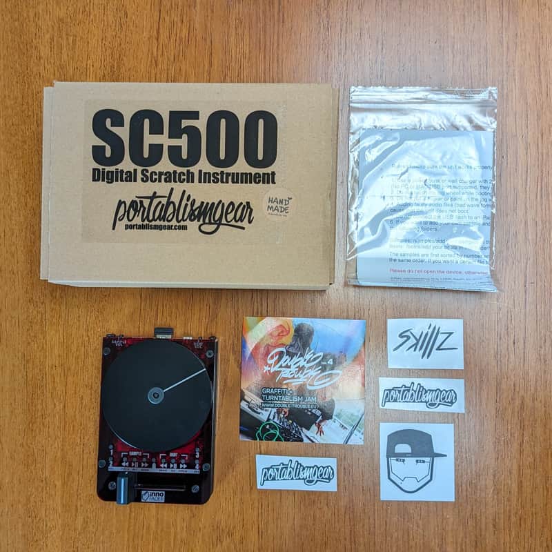 Portablism Gear SC500 Digital Scratch Instrument 2023