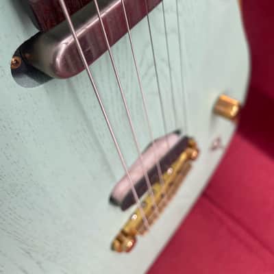 Slick SL50 T-Style Electric Guitar - Aged Surf Green image 5