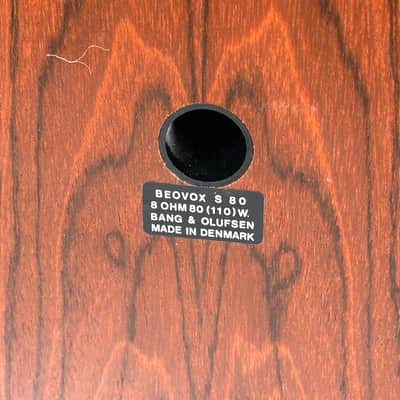 Vintage Bang & Olufsen Beovox S80 Speaker Pair image 11