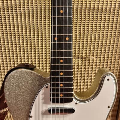 Fender Custom Shop Limited 1961 Telecaster Relic Silver Sparkle - Wildwood Video Demo image 6