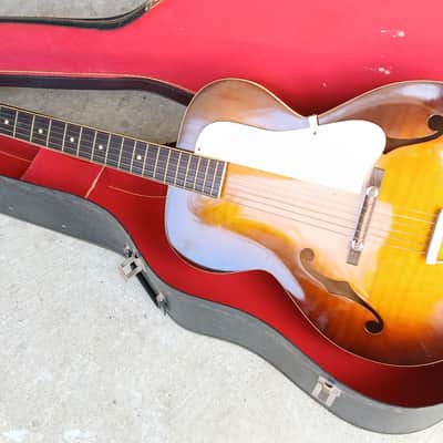 1960's Kay N-2 Archtop Acoustic Guitar w/ Case - Time Capsule Clean!!! image 17
