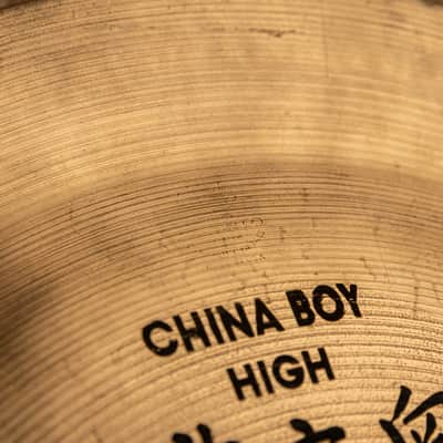 1980s Zildjian 18" CO Stamp A China Boy High Cymbal 1304g image 3