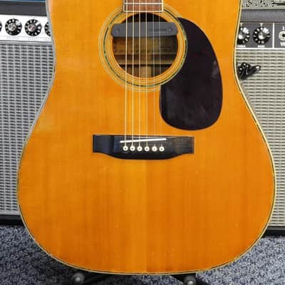 Vintage 1975 Morris W-30 Acoustic-Electric Dreadnought w/ Case! Made In Japan! VERY NICE!!! image 3