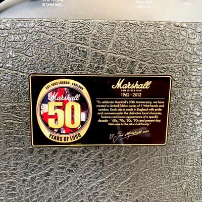Marshall JVM1C Combo 50th Anniversary 2012 image 6