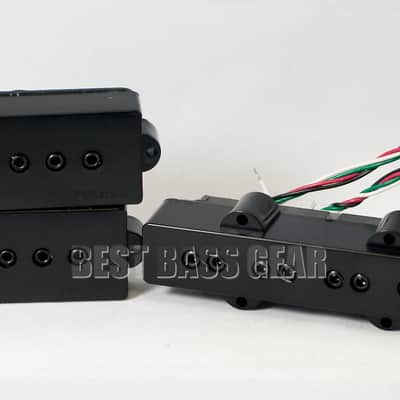 Dimarzio DP126-BK 4 String P/J Size Model J Split Coil Set image 1