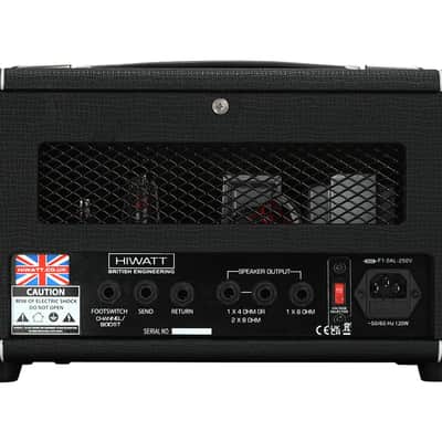 Hiwatt Hi-5 Head 5W 2-Channel Tube Guitar Amplifier Head, British Engineered image 2