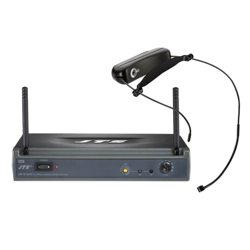 JTS UHF Wireless Headset Mic with Receiver Bundle image 1