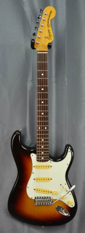 Squier by FENDER Stratocaster SST'62 JV 1984 - Sunburst - Japan Import image 1
