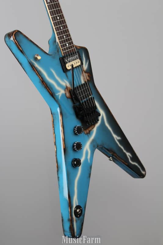Dean USA Dime Series Rust From Hell Left Handed Handpainted Electric Guitar with Case image 1