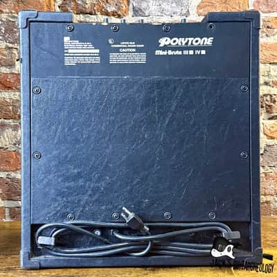 Polytone Mini-Brute Combo Amp (1980s/90s - Black) image 4