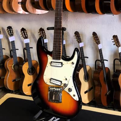 Belle Aria  1802T fabriquée à la fin des années 60 au Japon idem Epiphone ET-270 Kurt Cobain NIRVANA image 2