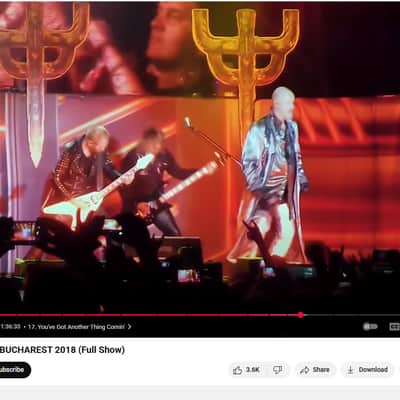 ESP Flying V Edwards EX JUDAS PRIEST Artist Owned by Andy Sneap STAGE PLAYED Gibson Custom Parts Electric Guitar image 2