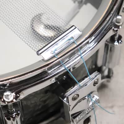 Rogers 5x14" Powertone 8 Lug Snare Vintage 1960's Black Diamond Pearl image 13