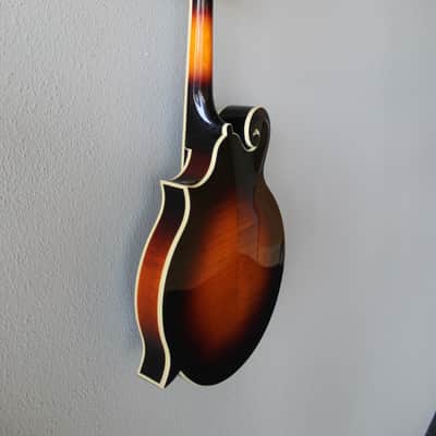 Brand New The Loar LM-520 Hand Carved F-Style Performer Mandolin - Vintage Sunburst image 8
