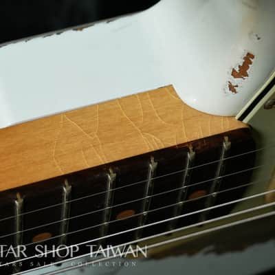Fender Custom Shop John Cruz 1959 Hardtail Stratocaster Heavy Relic-Sonic Blue image 14