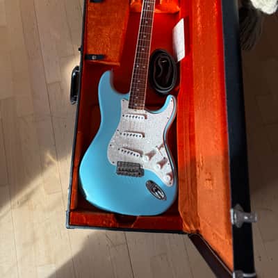 Fender Custom Shop ’66 Strat NOS Daphne Blue - RARE Bound Neck image 10