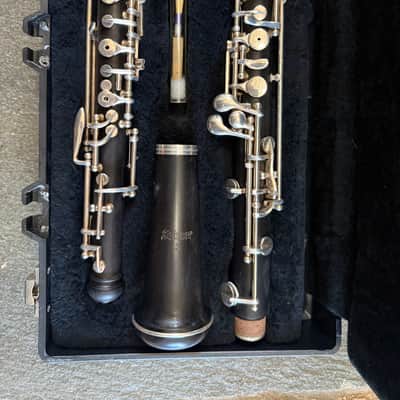 Selmer wood Oboe with case. image 1