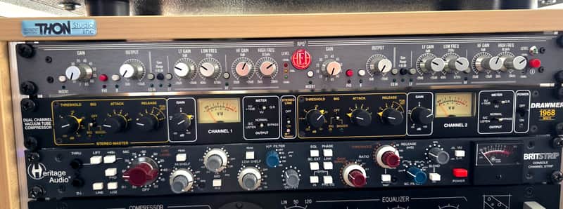 Drawmer 1968 MKII Dual-Channel Vacuum Tube Compressor, mint condition image 1