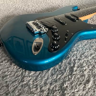 Fender Contemporary Stratocaster 1986 MIJ Japan Lake Placid Blue System 1 Guitar image 3