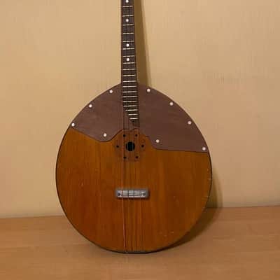 Domra Bass USSR Soviet Folk Instrument Ukrainian Vintage image 2