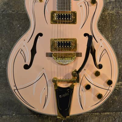 Gretsch Crazy Rare Tim Armstrong - Man Salmon Gretsch G5191TMS -Hot Rod Walt Pinstriped Original- with Hard Case image 3