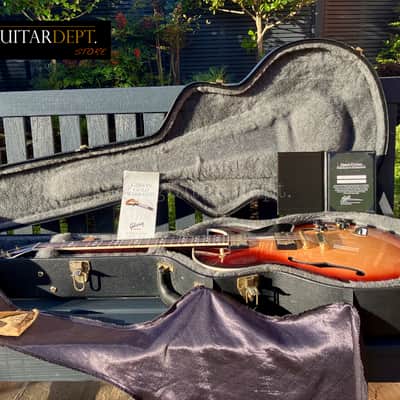 ♚RARE♚MINTY 2010 Gibson CUSTOM SHOP ES-137 Custom♚AAA♚EBONY♚TRIBURST♚COA♚335*339 image 2
