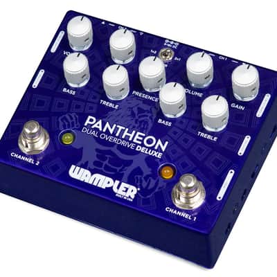 New Wampler Dual Pantheon Deluxe Dual Overdrive Guitar Effects Pedal image 4