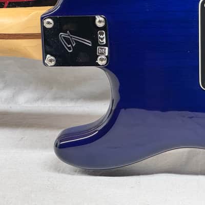 Fender Limited Edition Player Stratocaster HSS Plus Top Guitar 2021 - Blue Burst / Maple neck image 11